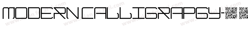 modern calligrapgy字体转换